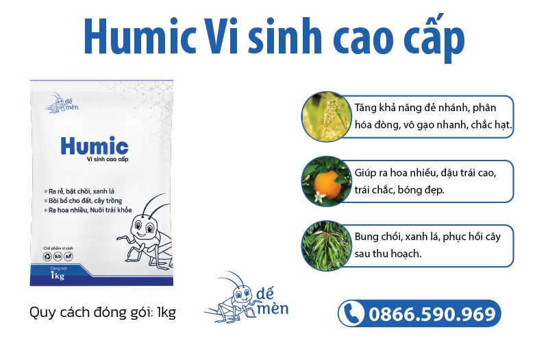 Phân bón vi sinh Humic